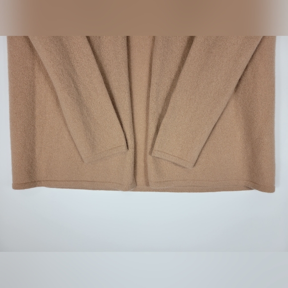 Neiman Marcus Cashmere Collection Cardigan Sweater Womens Small S Camel Brown - Picture 8 of 12
